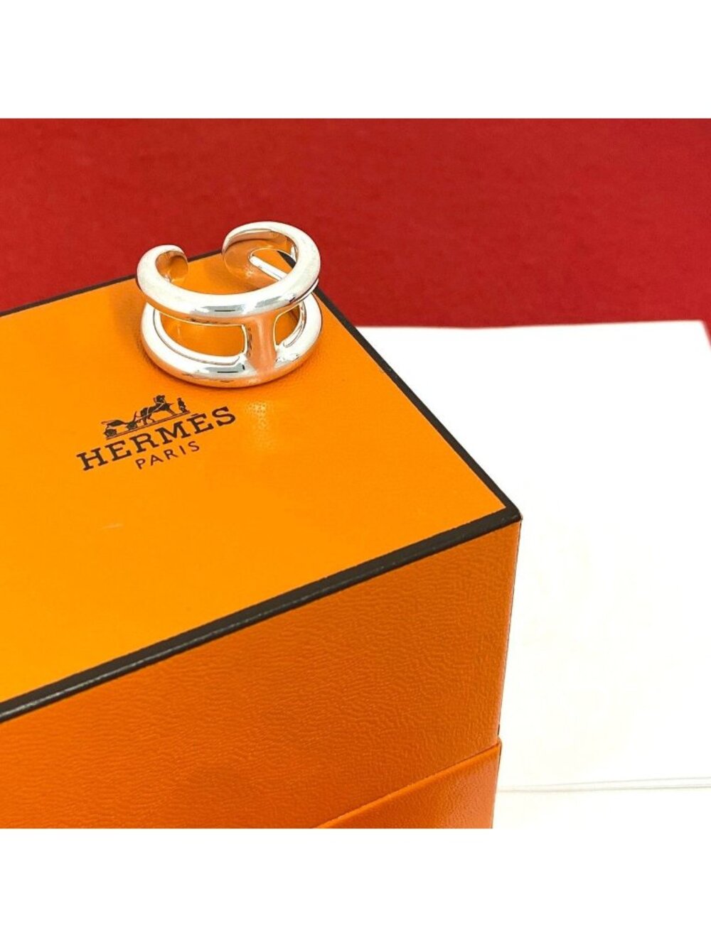 Hermes Osmose PM Ring 925 Sterling Silver